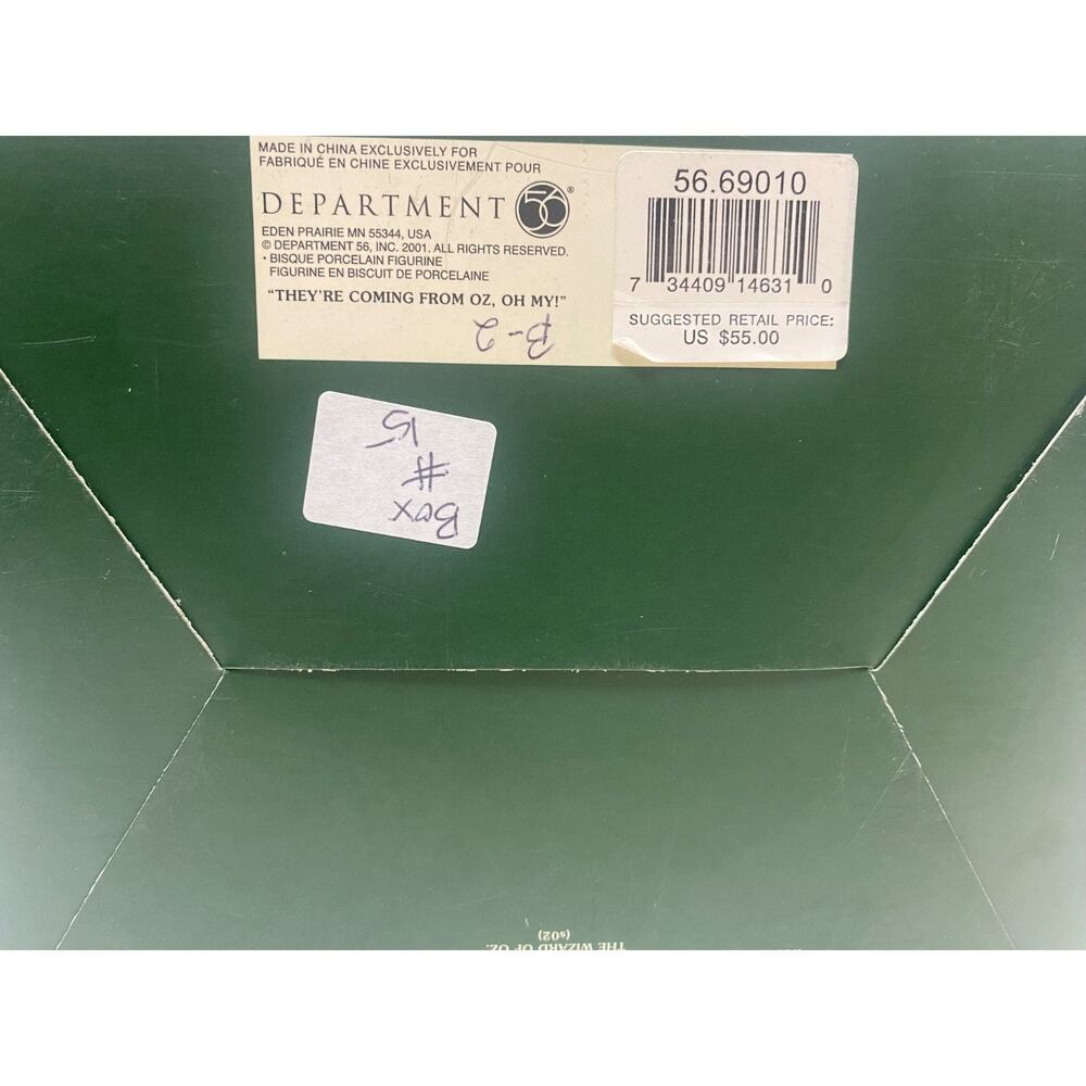 VTG Dept. 56 Snowbabies Wizard of Oz Snow Globe They're Coming From Oz Oh My - Picture 12 of 13